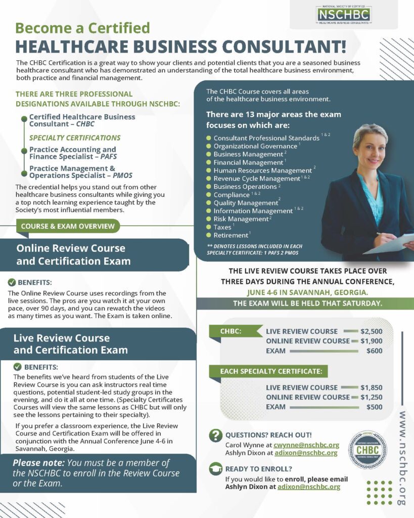 NSCHBC Certification Information Mar 2025
